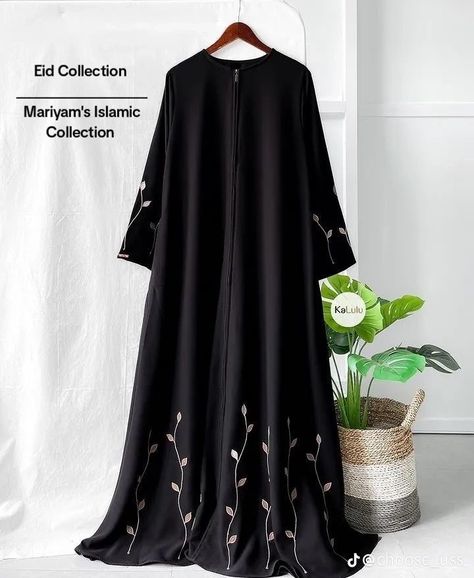 New Abaya Designs 2024, Unique Abaya Designs, Abaya Embroidery Design, Embroidery Abaya Design, Easy Fancy Dress, Simple Abaya Designs, Burkha Designs, Latest Abaya Designs, Black Abaya Designs