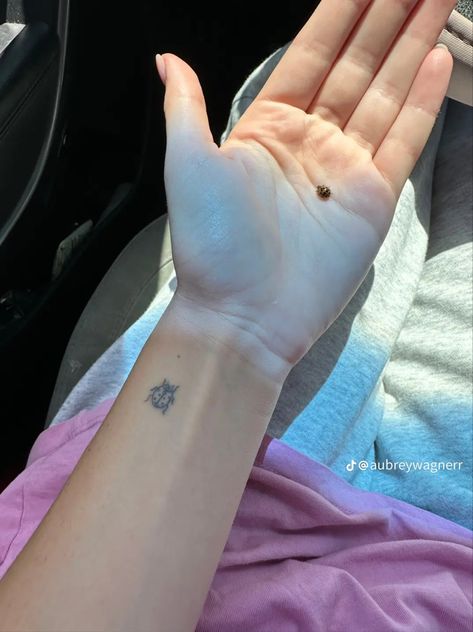 Ladybird Tattoo, Ladybug Tattoo, American Traditional Tattoo Ideas, Traditional Tattoo Ideas, Lady Bug Tattoo, Funky Tattoos, Finger Tats, Cute Tats, Bug Tattoo