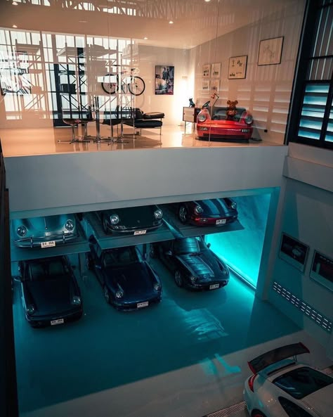 Underground Storage, Architecture Classic, Garage Loft, Car Barn, Ultimate Garage, Luxury Garage, House Games, Architecture Model House, Minimal House Design