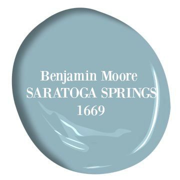 Saratoga Springs Benjamin Moore paint is a beautiful light to medium blue color for a tranquil, coastal, and modern look. Hotel Decor Ideas, Light Blue Paint, Coastal Paint, Hotel Indigo, Inspired Interiors, Favorite Paint Colors, Magnolia Market, Blue Paint Colors, Benjamin Moore Paint