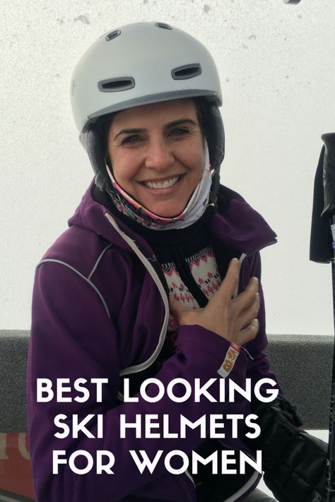 Best Looking Ski Helmets - MomTrends Ski Helmet Womens Outfit, Womens Ski Helmet, Ski Glasses, Family Ski Trip, Spring Skiing, Snowboard Helmet, Ski Family, Motherhood Inspiration, Ski Helmet