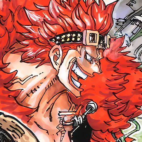 Eustass Kid Icon, Robin Icons, Worst Generation, One Piece Aesthetic, Piece Icons, One Piece Tattoos, Eustass Kid, One Piece Man, Real Anime