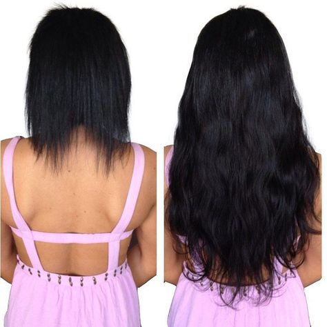 Leshinhair the pics of before and after apply natural black tape in hair extension Jessica Simpson Hair, Best Human Hair Extensions, Hair Extension Care, Tape Extensions, Hair Extensions Before And After, Sew In Hair Extensions, Types Of Hair Extensions, Hair Extensions For Short Hair, Real Hair Extensions