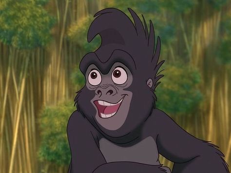 All great Disney characters have awesome sidekicks. Prove your Disney knowledge by naming the character based on its sidekick. Terk Tarzan, Tarzan Characters, Tarzan Disney, Disney Sidekicks, Year Of The Monkey, Disney Wall, Pet Monkey, Disney Films, Tarzan