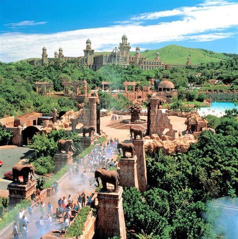 The Palace of the Lost City, Sun City, South Africa ..amazing resort..same architects that designed Atlantis in the Bahamas Sun City South Africa, Sun City Resort, Africa Culture, Game Hunting, The Lost City, Animals Toys, Africa Do Sul, South Africa Travel, Countries To Visit