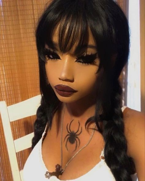 Black Goth Makeup, Vamp Makeup, Dark Makeup Looks, Look Grunge, Makeup For Black Skin, Alt Girls, Alternative Makeup, Ethereal Makeup, Edgy Makeup