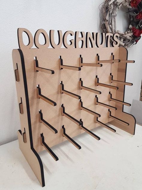 Doughnut Wall for up to 80 doughnuts. | Etsy Doughnut Stand, Donut Quotes, Doughnut Wall, Outdoor Bbq Party, Bedroom Glam, Yeast Donuts, Donut Stand, Doughnut Recipe, Glam Party