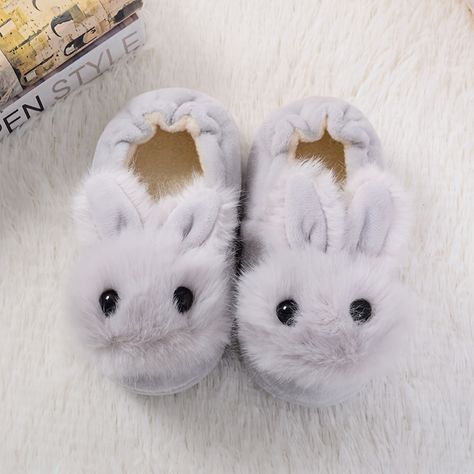 Bed Slippers, Rabbit Slippers, Bunny Slippers, Indoor Shoes, Fluffy Bunny, Bunny Pattern, Cute Slippers, Kitchen Jars, Home Slippers