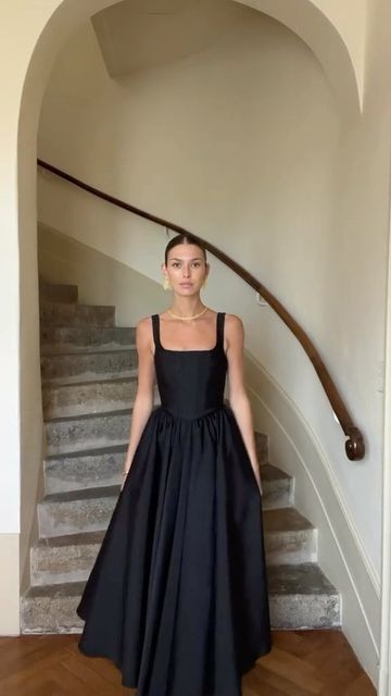 THE NEW ARRIVALS on Instagram: "@dcopperman wearing her “Françoise in Avedon Black” dress." Danielle Copperman, Neat Dress, Dresses For Formal, Dresses For Formal Events, Black Dresses Classy, Elegant Black Dress, Wedding Attire Guest, Hourglass Shape, Stylish Party Dresses