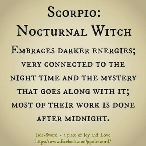 Nocturnal Witch, Scorpio Witch, Astrology Magic, Every Witch Way, Night Witches, Scorpio Traits, Witch Signs, Dark Tree, Wiccan Witch