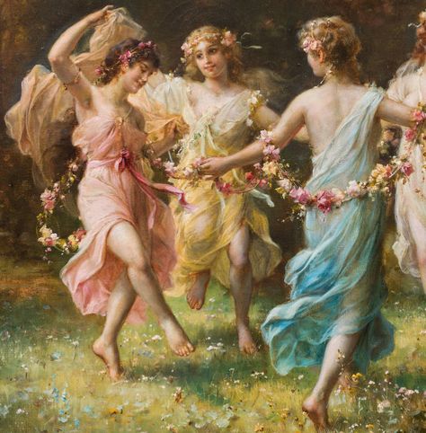 Women In Dresses, Hans Zatzka, Era Victoria, Rococo Art, Rennaissance Art, Craft Things, Art Classique, Fairytale Art, Old Paintings