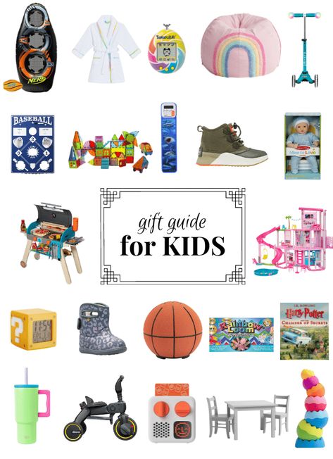 2023 Kids Gift Guide! A Ton of My Kids’ Favorite Gifts. Christmas Gift Guide For Kids, Gifts For Kids Who Have Everything, Things For Babies, Kids Gift Ideas, My 2023, Harry Potter Kids, Imaginary Play, Kids Gift Guide, Kids Tumbler