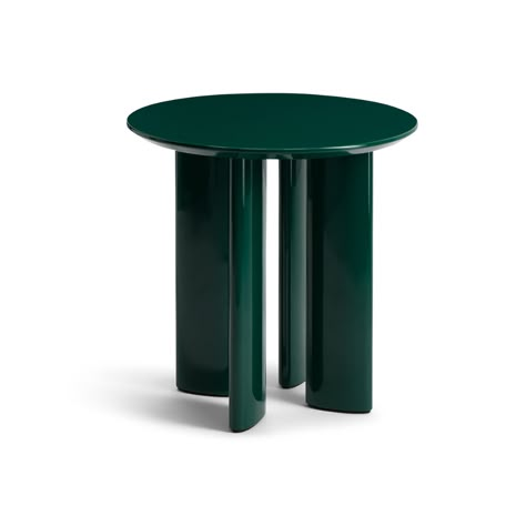 Side table in green lacquered beech wood - Carlotta - The Socialite Family Green Side Table, Trunk Side Table, Socialite Family, Green Side, Charlotte Perriand, Furniture Side Tables, Deco Furniture, Side Table Wood, Occasional Table