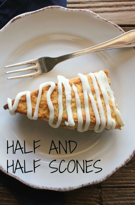 Half and Half Scones, coffee or plain either way these scones are the best, soft , light and delicious. why not try them both? /anitalianinmykitchen.com Scones With Half And Half, Recipe Using Half And Half, Simple Scones, Savory Scones Recipe, Baked Pastries, How To Make Scones, Scones Recipe Easy, Scones Easy, Savory Scones