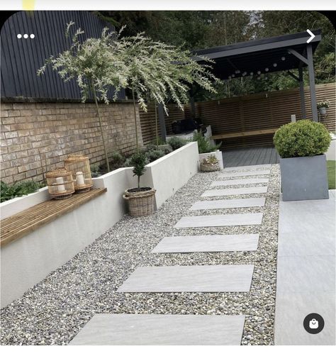 Townhouse Patio, New Build Garden, Backyard Hardscape, Paving Ideas, Modern Backyard Landscaping, Back Garden Design, Patio Garden Design, Backyard Remodel, Have Inspiration