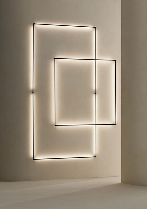 Linear Lighting Design, Organic Lighting, Gym Interior, Minimal Lighting, Wall Lighting Design, Modular Walls, Pendant Fixture, Wall Decor Design, Linear Lighting