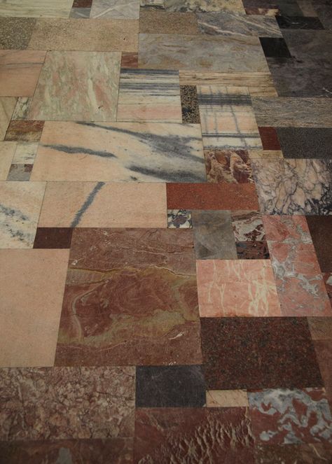 leslie williamson: note from milano/piero portoluppi Villa Necchi, Modern Flooring, Ceramic Floor, Interior Floor, Marble Floor, Floor Patterns, Stone Flooring, Floor Design, Stone Tiles