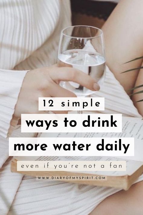 12 simple ways to drink more water daily Tricks To Drink More Water, Tracking Water Intake, Tips To Drink More Water, 75 Challenge, Ways To Drink More Water, Increase Water Intake, Health Water, Selfcare Routine, Habit Stacking