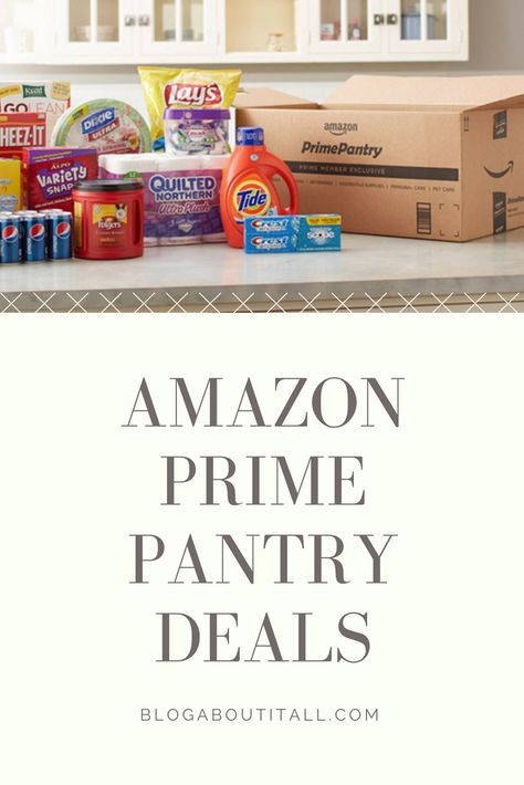 Celebrate Amazon Prime Day early with some GREAT DEALS going on right now using Amazon Prime Pantry.  Save money and a trip to the store with these limited-time deals! More details on the blog www.BlogAboutItAll.com Pantry Snacks, Food Deals, Amazon Prime Day, Prime Day, Best Food, Money Saving Tips, Amazon Prime, Pantry, Saving Money