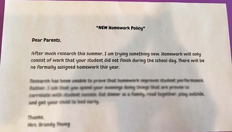 no-homework-policy Homework Letter, No Homework Policy, Texas Teacher, 2nd Grade Teacher, Second Grade Teacher, Dear Parents, Parent Communication, Elementary School Teacher, School Related