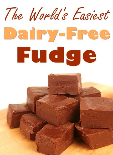 Dairy Free Fudge, Vegan Fudge, 4 Ingredient Recipes, Fudge Recipes Chocolate, Fudge Recipe, Allergy Friendly Recipes, Dairy Free Dessert, Vegan Treats, Vegan Sweets