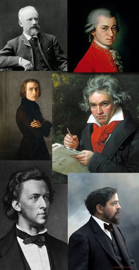 tchaikovsky , beethoven, mozart, liszt , chopin , debussy all in one picture ,classical music aesthetic wallpaper high quality .hope you like it Classical Music Aesthetic Wallpaper, Classical Music Aesthetic, Music Aesthetic Wallpaper, Wallpaper Hope, Vintage Academia, Classical Music Composers, Vaporwave Wallpaper, Classical Musicians, Weird Dreams