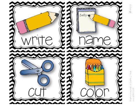 Miss Kindergarten: Picture Direction Icons Visual Direction Cards, Miss Kindergarten, Dual Language Classroom, Black Cards, Bilingual Classroom, Cue Cards, Class Organization, Classroom Labels, Bilingual Education