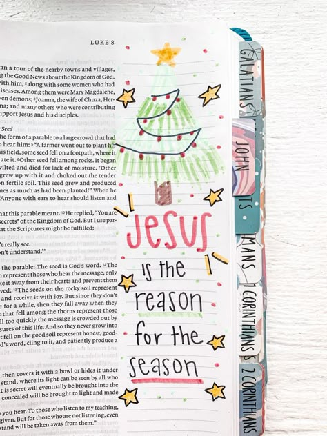 Journal Bible Quotes, Bible Journal Notebooks, Bible Drawing, Bible Journaling Ideas Drawings, Bible Journal Notes, Bible Doodling, Christmas Bible, Inspire Bible Journaling, Bible Study Notebook