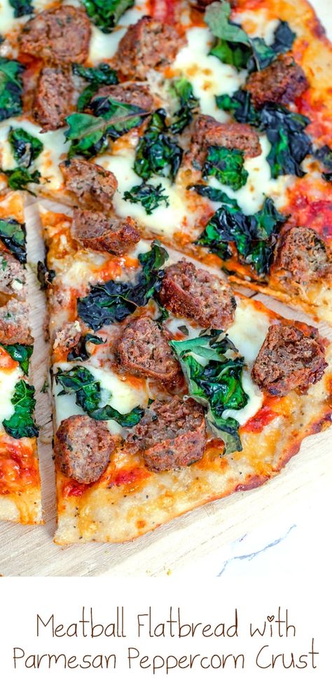 Meatball Flatbread, Flatbread Toppings, Parmesan Dinner, Flatbread Pizza Recipe, Pizza Flatbread, Flatbread Dough, Flatbread Pizza Recipes, Meatball Pizza, Weekend Dinner