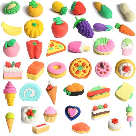 40 PCS Japanese Erasers(Fruit,Vegetable,Dessert), Bulk Kids Pencil Erasers Puzzle Eraser Toys for Classroom Rewards, Party Favors, Games Prizes, Carnivals Gift and School Supplies(Random Designs) : Amazon.ca: Toys & Games Fun Erasers, Puzzle Erasers, Food Erasers, Cute Erasers, Japanese Erasers, Cool Erasers, Carnival Gift, Animal Erasers, Easter Egg Fillers