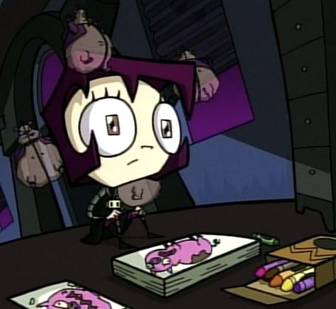 Invader Zim, Drawings