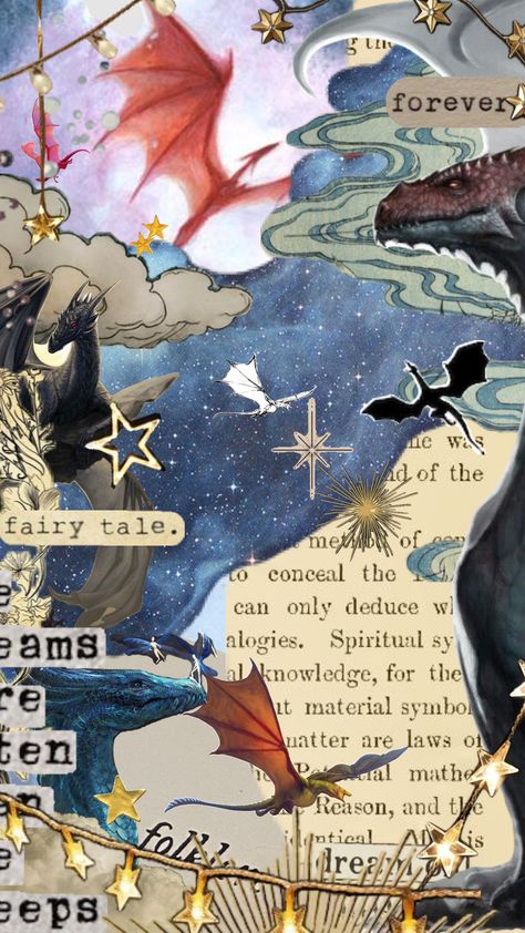 #dragons #dragon #drago #fantasy #fantasia #fantasyaesthetic #fantasyhigh Dragon Collage, Hail Hydra, Vintage Poster Art, Fantasy Aesthetic, Httyd, Wallpapers Vintage, Create Collage, Creative Play, Your Aesthetic