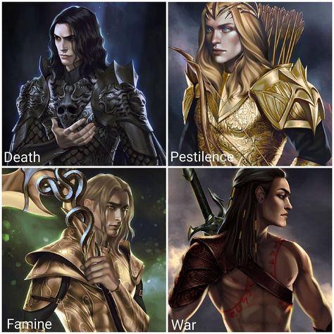 @favourite_book_characters_ on Instagram: “🌙THE FOUR HORSEMEN CHARACTERS🌙 #thefourhorsemen #laurathalassa #pestilence #warlaurathalassa #fanart #fantasy #fantasybooks…” Pestilence Horseman Art, Pestilence Horseman, Laura Thalassa, Wicked Book, Dragon Age Romance, Four Horseman, The Four Horsemen, Horsemen Of The Apocalypse, Four Horsemen