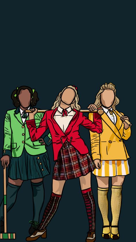 Heathers Poster Musical, Heathers West End, Theatre Kids Funny, 4 Person Halloween Costumes, Veronica Heathers, End Wallpaper, Heathers Wallpaper, Disney Silhouette Art, Musical Wallpaper