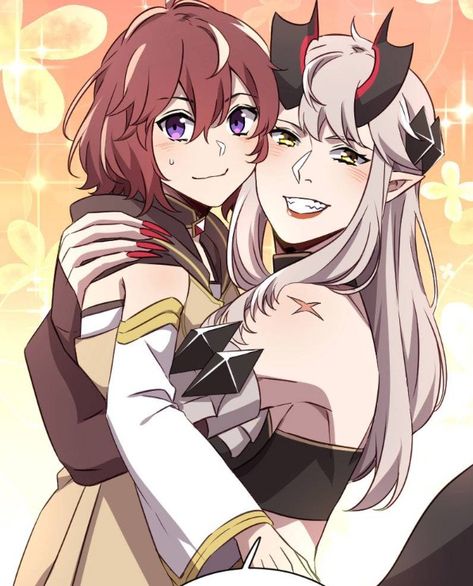 Demon Queen, Yuri Manga, Yuri Anime, Webtoon Comics, Anime Girlxgirl, Cute Anime Wallpaper, Manhwa Manga, Anime Scenery, Anime Comics