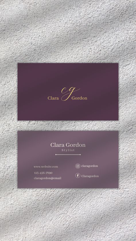 One Side Business Card Design, Wedding Planner Business Card Design, Luxury Business Card Design Creative, Business Card Elegant, Event Planner Business Card Design, Fashion Designer Business Card, Fashion Business Card, Bliss Bar, Classic Business Card