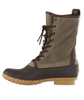 Signature Women's Waxed-Canvas Maine Hunting Shoe, 10" - LL Bean Intl Wax Canvas, Bean Boots, Ll Bean Boot, Sorel Winter Boot, Waxed Canvas, Waxed Cotton, Ll Bean, L L Bean, Amazing Women