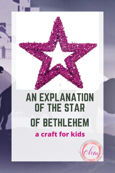 Star Of Bethlehem Lesson Sunday School, Christmas Star Activities For Kids, Bethlehem Crafts For Kids, Star Of Bethlehem Craft, Christmas Star Crafts, Christmas Science Experiments, The Star Of Bethlehem, Coloring Paper, Christmas Science