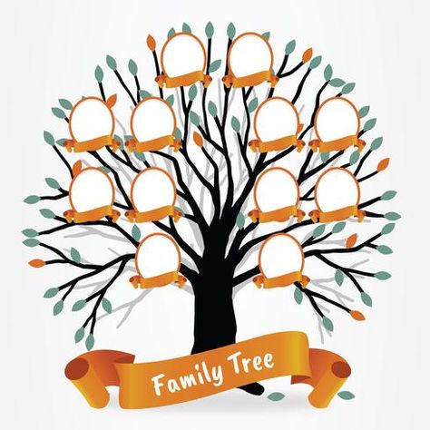 Family Tree Vector Design Family Tree Design Ideas, Family Tree Ideas, Family Tree Images, Family Tree Design, Family Tree Clipart, Tarpaulin Design, Tree Clip Art, My Family Tree, Family Tree With Pictures