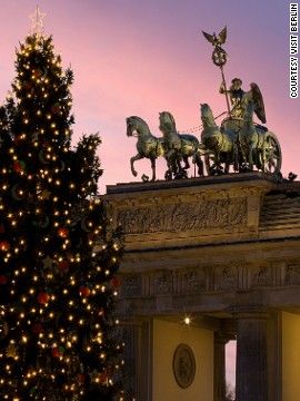 12 of the most spectacular Christmas trees from around the world Berlin Christmas Market, Berlin Christmas, Christmas In Germany, Europa Park, Christmas In The City, Brandenburg Gate, German Christmas, Bavaria Germany, Noel Christmas