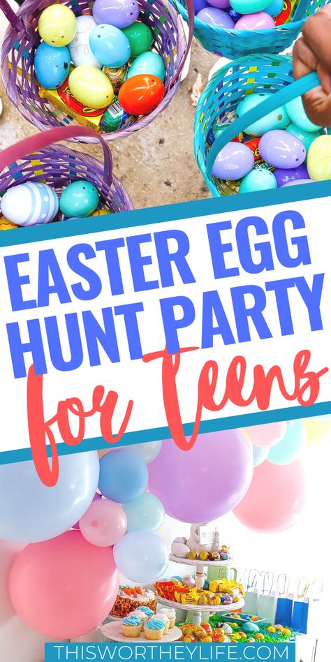 #AD Create the ultimate Easter Egg Hunt for teenagers this Easter. Continue creating priceless memories by putting together an Easter Egg Hunt perfect for teens and young adults. Create the fun, including an Easter egg decorating hack, as well as Easter basket ideas for teens. #BeSoEggstra #Walmart #SheSpeaks @Walmart, @Reeses Easter Party Ideas For Teens, Easter Hunt Ideas For Teens, Teenage Easter Egg Hunt Ideas, Easter Egg Hunt For Teenagers, Teenager Easter Egg Hunt, Teen Egg Hunt Ideas, Teenage Easter Egg Hunt, Easter Egg Hunt For Teens, Easter Games For Teens