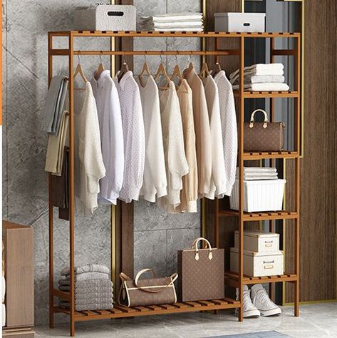 Wooden Rack For Clothes, Modern Radiator Cover, Wooden Clothes Rack, Shop Cabinets, Wood Clothes, Coat Stand, Wooden Wardrobe, Bamboo Furniture, Types Of Cabinets