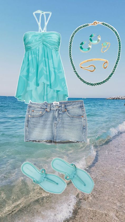 Aquamarine Outfit, Beach Girl, Dream Wardrobe, Beach Outfit, Aquamarine, Outfit Inspirations, Halloween