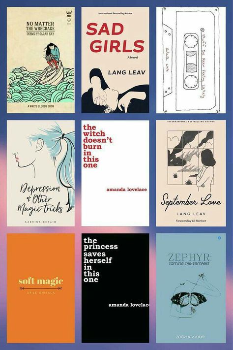 Best Poetry Books, Modern Poetry, Female Books, Reading Slump, Poetry Prompts, Best Self Help Books, Healing Books, Books You Should Read, Recommended Books