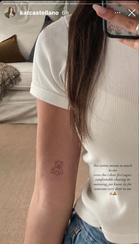 Soft Tattoo, Cowgirl Tattoos, Small Girly Tattoos, Bunny Tattoos, Bear Tattoos, Small Pretty Tattoos, Cute Little Tattoos, Cute Tiny Tattoos, Discreet Tattoos