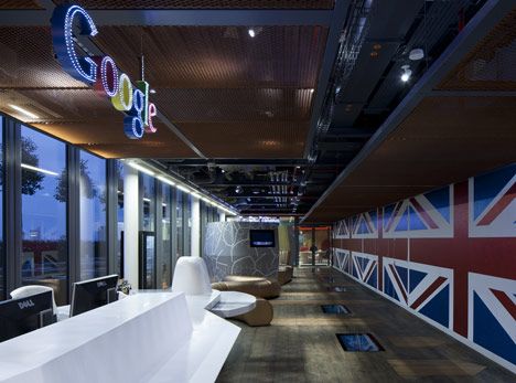 Google Super HQ by PENSON Minimalist Office Design, Google Headquarters, Google Office, Covent Garden London, Creative Office, Minimalist Office, Cool Office, New London, Yurt