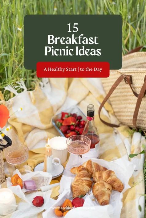 Picnic Breakfast Ideas Mornings, Breakfast Picnic Ideas, Breakfast Picnic, Healthy Picnic, Breakfast Bread Recipes, Fancy Dinner Party, Quick Breakfast Recipes, Egg Recipes For Breakfast, Picnic Ideas