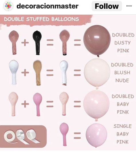 Pastel Pink Balloons, Pink Balloon Arch, Balloon Hacks, Pink Balloon Garland, Stuffed Balloons, Party Balloons Diy, Decoration Buffet, Balloon Arch Kit, Decoration Evenementielle