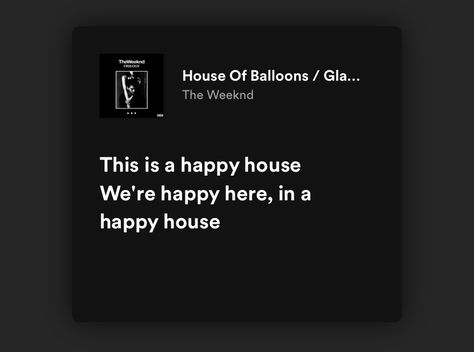 The Weekend House Of Balloons Aesthetic, The Weeknd Balloons, House Of Balloons Spotify, Happy House The Weeknd, House Of Balloons The Weeknd Wallpaper, House Of Balloons Lyrics, The Weekend Lyric, The Weekend House Of Balloons, House Of Balloons Aesthetic