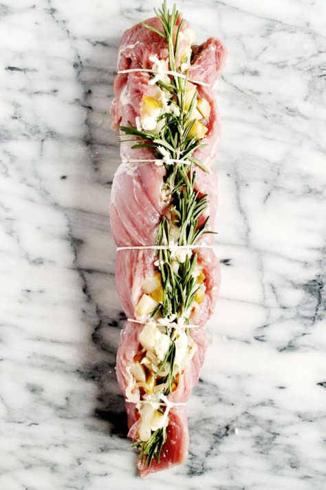 Pork Tenderloin Stuffed, Christmas Dinner For Two, Dinner For 2, Pork Loin Recipes, Poached Pears, Tenderloin Recipes, Pork Tenderloin Recipes, Dinner For Two, Idee Pasto Sano